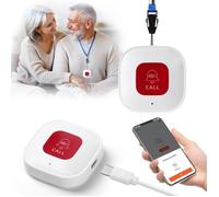 Tuya WiFi Smart SOS Alarme de Bouton d'urgence pour Personnes Âgées,Bouton D'appel D'alarme Personnes Âgées,Systeme Alarme Maison