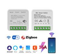 Tuya Zigequation WiFi Smart Switch, contrôle bidirectionnel, disjoncteur, citations, 220V, 110V, 16A, vie intelligente, commande vocale avec Alexa Google Home 16A ZigBee switch