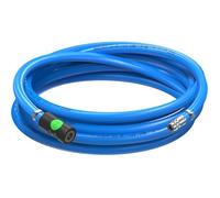 Kit de tuyau d'air comprimé AUPROTEC, diamètre intérieur 13 mm, longueur 15 mètres, en PVC. Livré avec un raccord de sécurité Prevost S1 pour compresseur d'air. Tuyau pour compresseur Würth, très flex