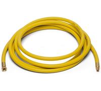 Tuyau à air comprimé/de rallonge Brinko pour barrières gonflables, 2,8 bars max., jaune, rouleau de 3 m, 1 pièce