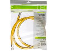 Tuyau à gaz flexible de 2 m, conforme à la norme EN 14800