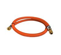 Tuyau à gaz propane-butane Zatech 10 m 20 bars Ø 9 mm DN 5 type 21 - 21,8 mm raccord LKS avec raccord rapide (manchon) RQS Tuyau à gaz pour barbecues à gaz