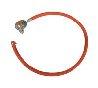 Tuyau à gaz propane-butane Zatechs 1 m 20 bars Ø 9 mm avec réducteur Bradas 37 mBar filetage 3/8" - Tuyau à gaz de camping pour raccorder les radiateurs à gaz