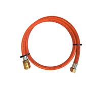 Tuyau à gaz propane-butane Zatechs 10 m 10 bar Ø 6,3 mm DN 7,2 type 26 - raccord LKS 21,8 mm avec raccord rapide (manchon) RQS Tuyau à gaz pour barbecues à gaz