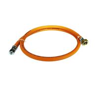 Tuyau à gaz propane-butane Zatechs 10 m 20 bars Ø 9,0 mm W21,8 raccord combiné x 1/4" filetage à gauche tuyau de raccordement 11 kg sur bouteille de gaz 1 kg, 2 kg, 3 kg