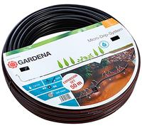 Tuyau à goutteurs incorporés enterré 13,7 mm de Gardena : rallonge de tuyau à économie d'eau pour un arrosage uniforme de la pelouse (1395-20)