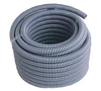Tuyau Annelé 25m D.25 mm - Polyéthylène - Résistant et Flexible - Idéal pour Irrigation - D-Work