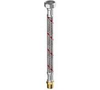 Flamco Tuyau armé Meiflex M4315.1104.70 2000 /2" x 2000 /2" IG/AG, 12 x 700 mm, acier inoxydable, Chauffage salle de bain / climat