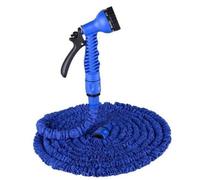 Tuyau arrosage bleu 7 fonctions extensible, longueur maxi 45 m