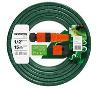 Tuyau arrosage jardin avec arroseur economique 15 m demi pouce rayonnement UV