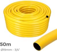 Tuyau Arrosage Jaune 3/4" 50m Robuste, Longueur 50m, Diamètre 19mm - Edm