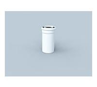 Tuyau Bertrams Polyline LAS 41RL2000-60 2000 mm, DN 60/100, intérieur, blanc