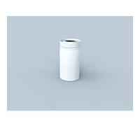 Tuyau Bertrams Polyline LAS 41RLL-A80 DN 80 /125, avec alimentation en air extérieur, blanc