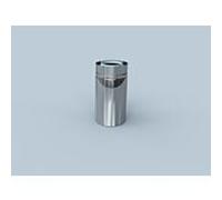 Tuyau Bertrams Polyline LAS 42RL500-A60 500 mm, DN 60/100, extérieur, acier inoxydable