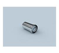 Tuyau Bertrams Polyline LAS 42RLV500-80 longueur réglable, 300-500 mm, DN 80/125, intérieur, acier inoxydable