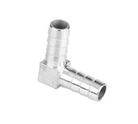 Tuyau cannelé, coude en acier inoxydable 304, adaptateur de connecteur de tuyau, for l'amélioration de l'habitat(20mm)
