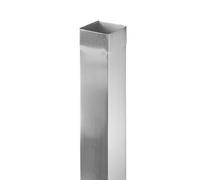 Tuyau carré 80 mm quartz-zinc- 0.70 mm x 2 m - 220004663
