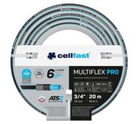 Cellfast Tuyau d'arrosage MULTIFLEX ATSV 6 couches ATS2 Résistant aux UV et aux algues 35 bars 20 m