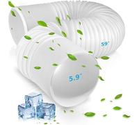 Tuyau Climatiseur Mobile, Φ15 cm/longueur 1.5 m, tuyau de climatisation portable,Tube de climatisation portable, extension de tuyau d'air conditionné universel