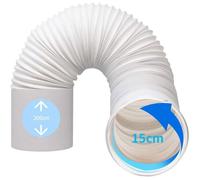 Tuyau Climatiseur Mobile 200cm, Tuyau D'évacuation D'air En Pvc Flexible Tube De Ventilation Universel Tuyau Kit, Diamètre de 150