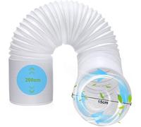 Tuyau Climatiseur Mobile, Rallonge Tuyau Gaine Évacuation Climatiseur Mobile Flexible d'évent de 150 mm Pouces 2 CLIMATISEUR MOBILE