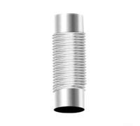 Tuyau coudé en acier inoxydable 60 mm réglable 0-135° pour poêle à bois d'extérieur