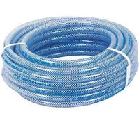 Tuyau Cristal Armé 50m 13x19 mm - Résistant et Flexible - Idéal pour Transfert de Liquides - D-Work