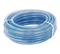 Tuyau Cristal Armé 50m 13x19 mm - Résistant et Flexible - Idéal pour Transfert de Liquides - D-Work