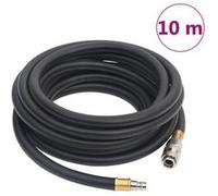 vidaXL Tuyau d'air hybride noir 10 m caoutchouc et PVC