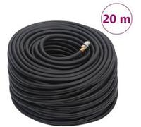 VidaXL Tuyau d'air hybride 20 m noir