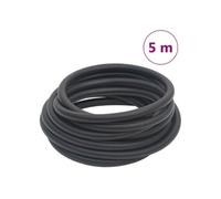 vidaXL Tuyau d'air hybride noir 0,6" 5 m caoutchouc et PVC