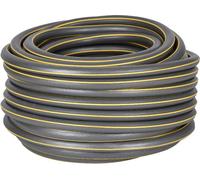 Tuyau d’arrosage anti écrasement Ultramax usage domestique diamètre 15 mm 50 m gris jaunes