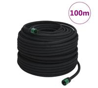 Tuyau d arrosage de jardin noir 0,6 100 m caoutchouc