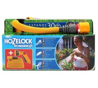 Tuyau d’arrosage extensible - Wonderhoze 30 m - textile jaune avec pistolet multijet