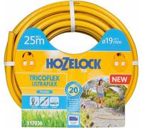 Tuyau d’arrosage Ultraflex anti torsion 40 % PVC recyclé 19 mm 25 m jaune gris