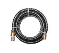 vidaXL Tuyau d'aspiration avec raccords en laiton 10 m 25 mm noir
