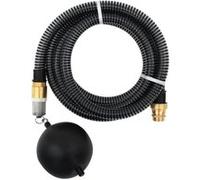 vidaXL Tuyau d'aspiration avec raccords en laiton noir 1,1" 10 m PVC
