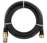 vidaXL Tuyau d'aspiration avec raccords en laiton noir 1,1" 10 m PVC