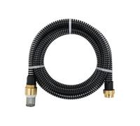 vidaXL Tuyau d'aspiration avec raccords en laiton noir 1,1" 20 m PVC