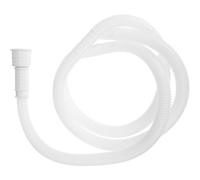 Tuyau D’évacuation de Climatisation Flexible PVC Blanc, Interface 15-25 | Léger et Facile à Installer, Réglage Souple, pour Machine à Laver et Climatiseurs Portables