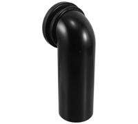 Tuyau D’évacuation des Toilettes Murales Noir PVC à Sortie Arrière | Installation Cachée, du Bruit D’écoulement, pour Toilette et Socket Mural, Améliore de Bain