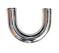 Tuyau d'admission d'air Tube Universel D'admission D'air Froid 51mm 2 Pouces Pour Voiture Course Turbo Haut Débit 0/45/90/180 Degrés Type LS(180 Degrees 51MM)