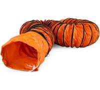 Tuyau d'aération 5 m – Tuyau d'évacuation d'air flexible en PVC 8 pouces / 20 cm – Usage intensif – Pour la ventilation dans la cuisine, la salle de bain et l'industrie
