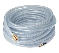 Tuyau d'air comprimé avec raccord DN 7.2, 21 bar, 25 mètres, diamètre extérieur 15 mm