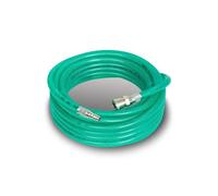 EBERTH Tuyau à air comprimé, tuyau d'air haute pression pour compresseur, longueur 10m, diamètre 10mm x 14mm (intérieur x extérieur), raccord 3/8", 24 bar, accessoires pour outils pneumatique