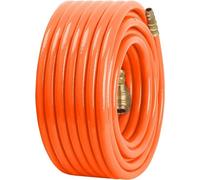 Tuyau d'air en PVC 3/8 pouces x 25 mètres, flexible, résistance à la pression de 20 bars, compatible avec les compresseurs, diamètre intérieur de 9,5 mm