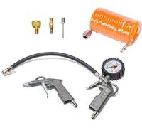 Tuyau d'air en PVC de 10 m avec raccord rapide pour compresseur