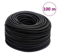 Tuyau d'air hybride noir 0,6" 100 m caoutchouc et PVC