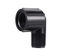 Tuyau d'alimentation en eau en PVC, connecteur coudé à filetage femelle 1/2 "3/4", adaptateur coudé à Angle droit en plastique à 90 degrés, raccord de Joint d'aquarium(1/2" Female To Male 90-degree)