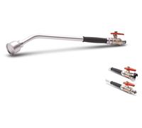 Tuyau d'arrosage arroseur - Aluminium - 53 cm - Avec robinet à boule